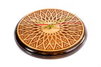 Wooden Wall Clock with Geometric Armenian Ornament (Model 41321-2) – photo 3