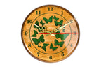 Wooden Wall Clock with Green Butterflies (Model 41319green) – photo 3