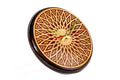 Wooden Wall Clock with Geometric Armenian Ornament (Model 41321-2)