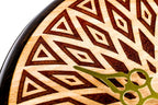Wooden Wall Clock with Geometric Armenian Ornament (Model 41321-2) – photo 6