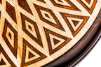 Wooden Wall Clock with Geometric Armenian Ornament (Model 41321-2) – photo 8