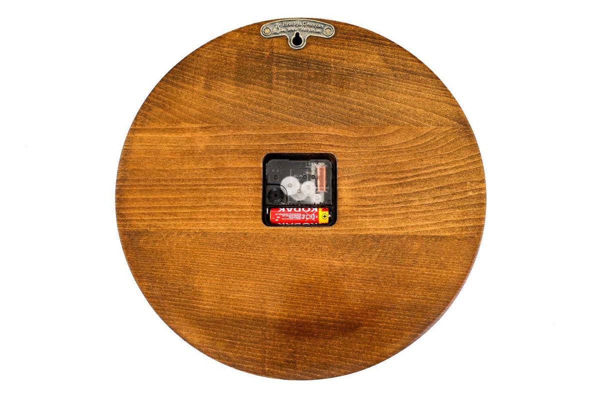 Wooden Wall Clock with Green Butterflies (Model 41319green) – photo 9