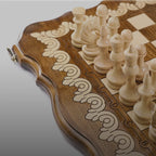 Chess Set with Contour Outline, 50 cm – video