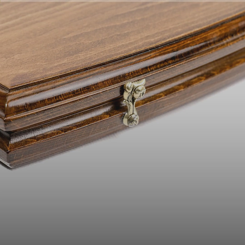 Backgammon Set with Arch-Style Outline, 60 cm – video
