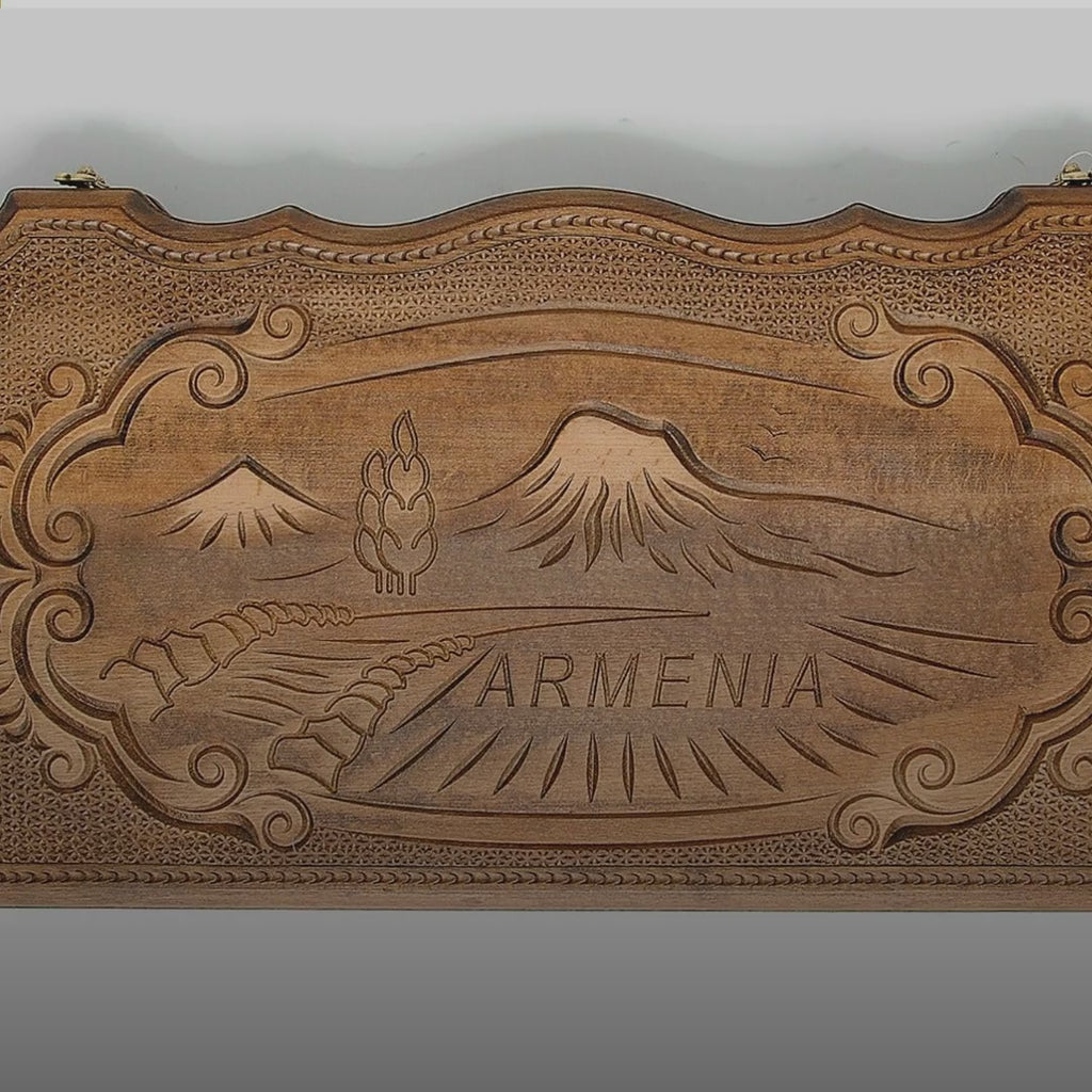 Backgammon Set with Armenia, 60 cm – video
