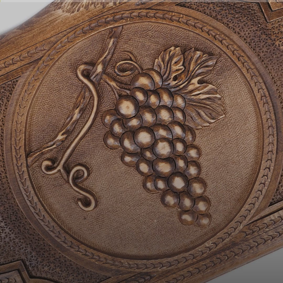 Backgammon Set with Grapes & Ararat, 60 cm – video