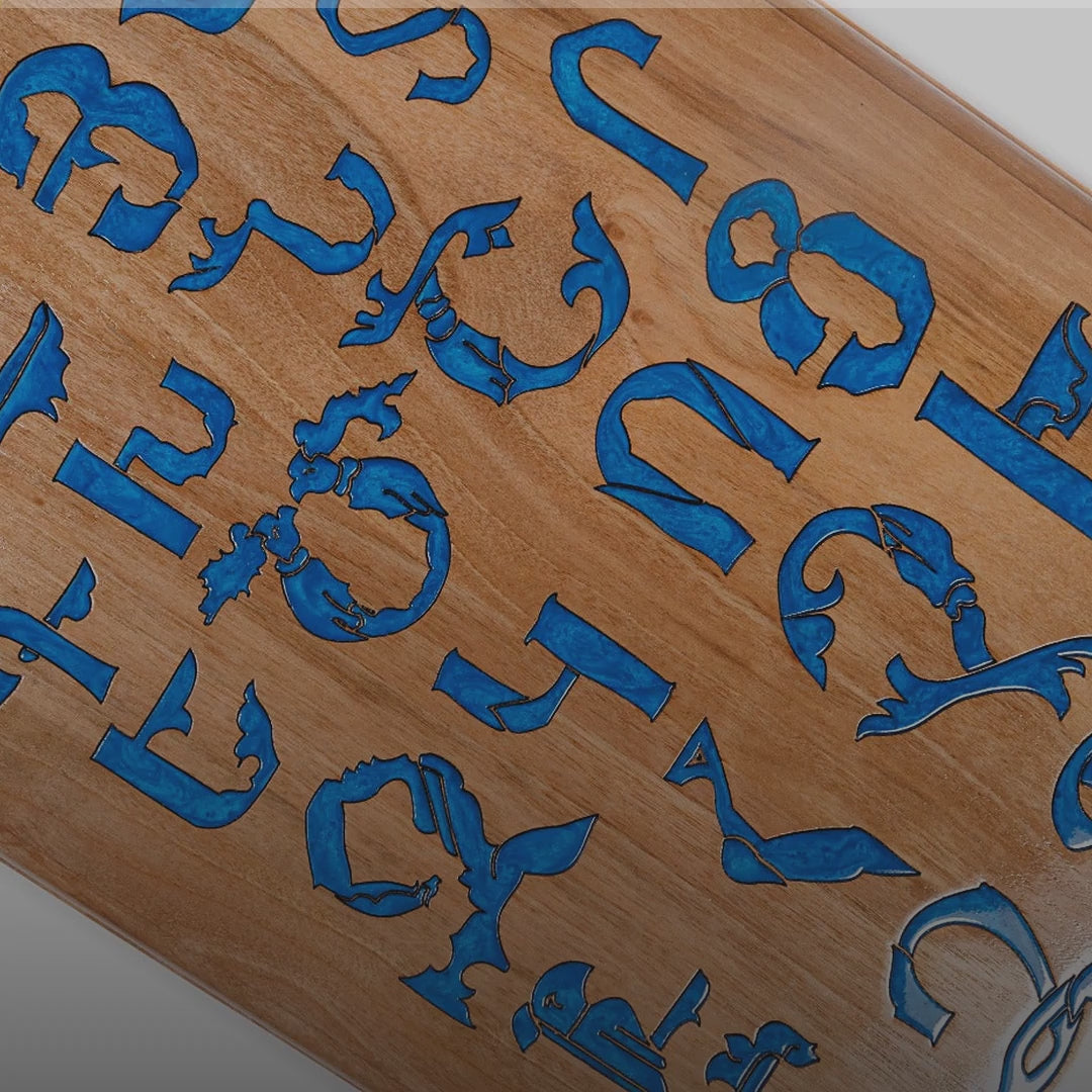 Backgammon Set with Armenian Alphabet, 60 cm – video