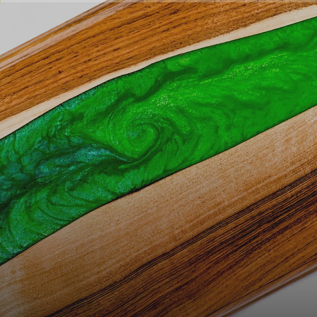Green River Backgammon Set video: handmade, with free personal engraving