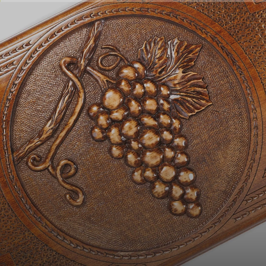 Backgammon Set with Grapes, 60 cm – video