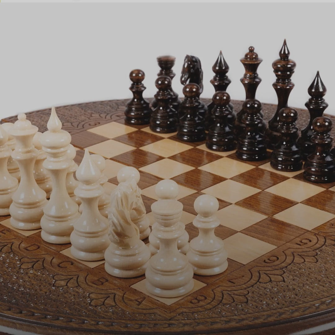 Circular Chess Set, 40 cm – video