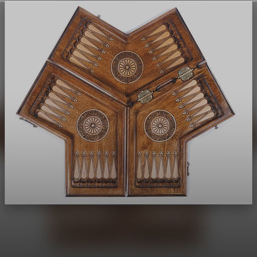 Backgammon Set for Three Players, 30 cm – video
