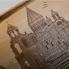 Backgammon Set with Etchmiadzin Cathedral, 60 cm – video