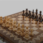 Klassisches Schachset, 40 cm (Modell 21217) – Foto 2