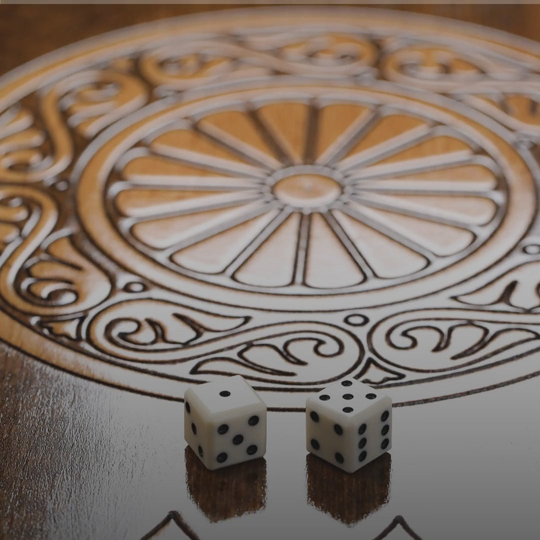 Backgammon Set for Three Players, 40 cm – video