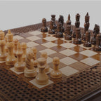 Chess & Backgammon Set with Braid Ornament, 50 cm – video