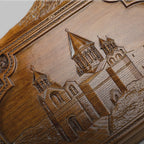 Etchmiadzin Backgammon Set video: handmade, with free personal engraving