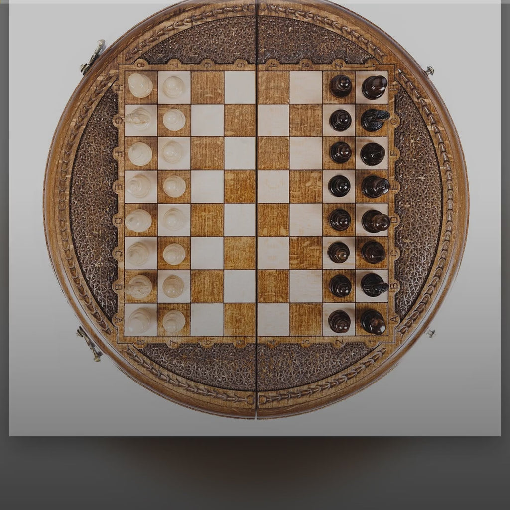Circular Chess Set, 30 cm – video