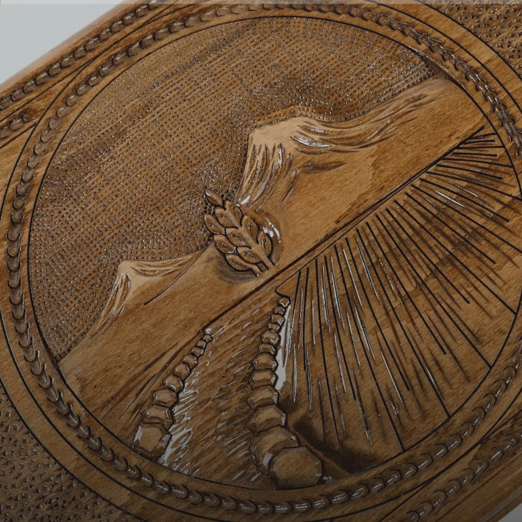 Backgammon Set with Mount Ararat, 50 cm – video