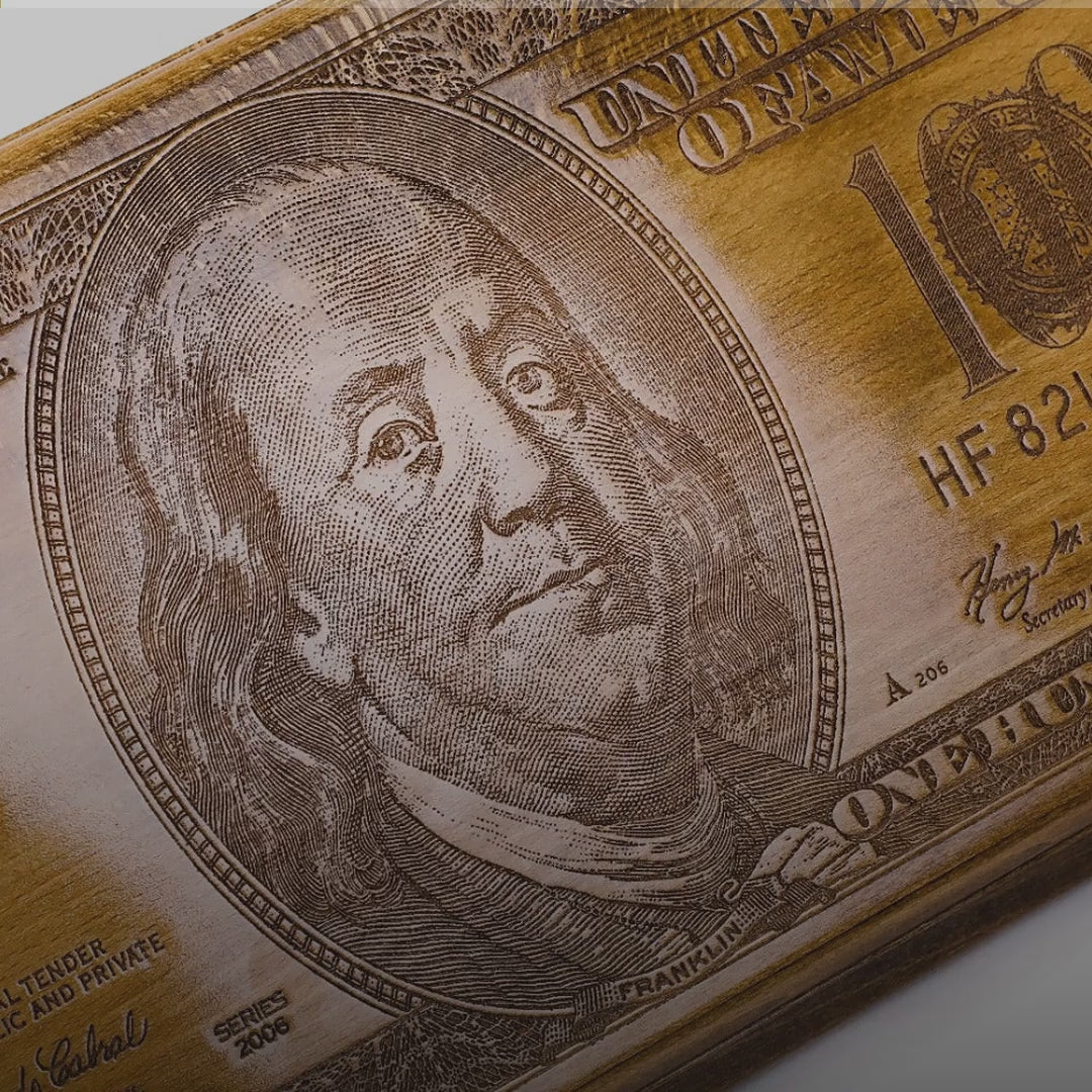 Backgammon Set with 100 Dollar Bill, 60 cm – video