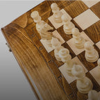 Classic Walnut Chess & Backgammon Set, 60 cm – video