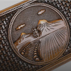 Backgammon-Set mit Berg Ararat & Flechtornament, 60 cm – Foto 2