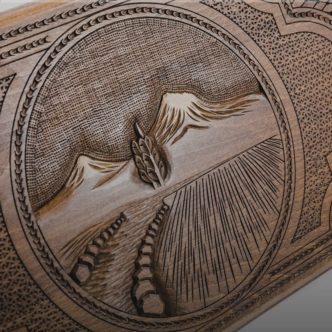 Backgammon Set with Mount Ararat, 60 cm – video