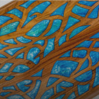 Walnut Two-Sided Backgammon Set with Epoxy Trees, 60 cm – video