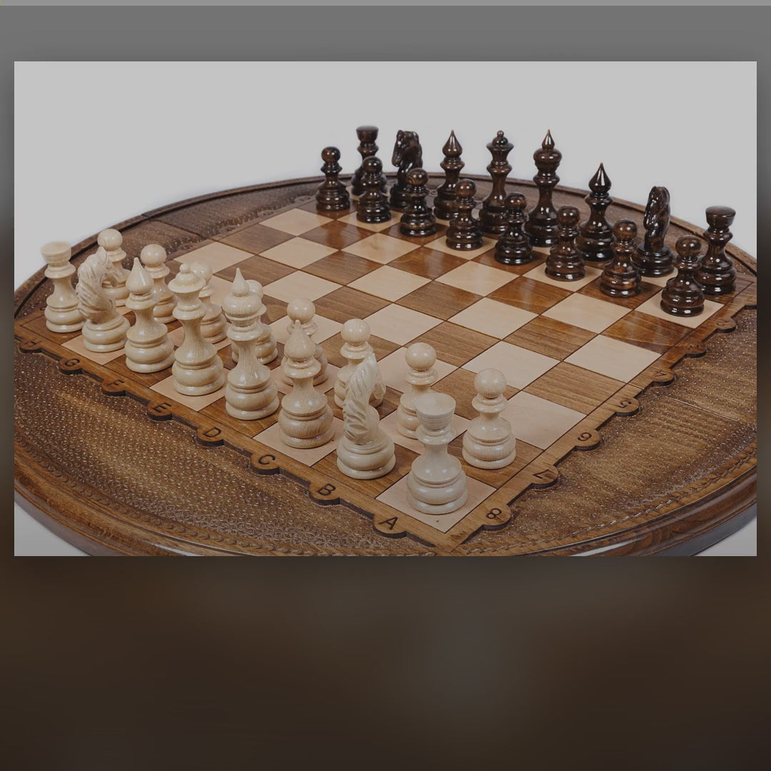 Circular Chess Set, 50 cm – video