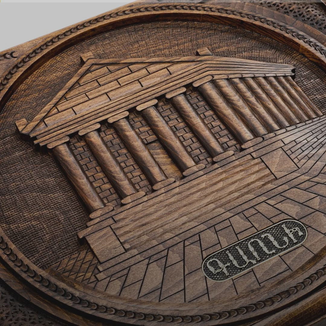 Backgammon Set with Garni Temple, 60 cm – video