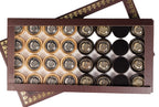 Backgammon Pieces Pomegranate