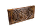 Handmade Wooden Backgammon Set with Armenian Coat of Arms, 60 cm (Model 11678)