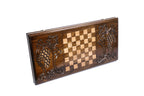 Handmade Wooden Backgammon Set with Mount Ararat, 60 cm (Model 11299)
