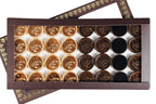 Backgammon Pieces With Scorpion Engraving