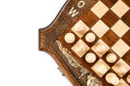 Handmade Wooden Chess Set with Moscow Edition, 50 cm