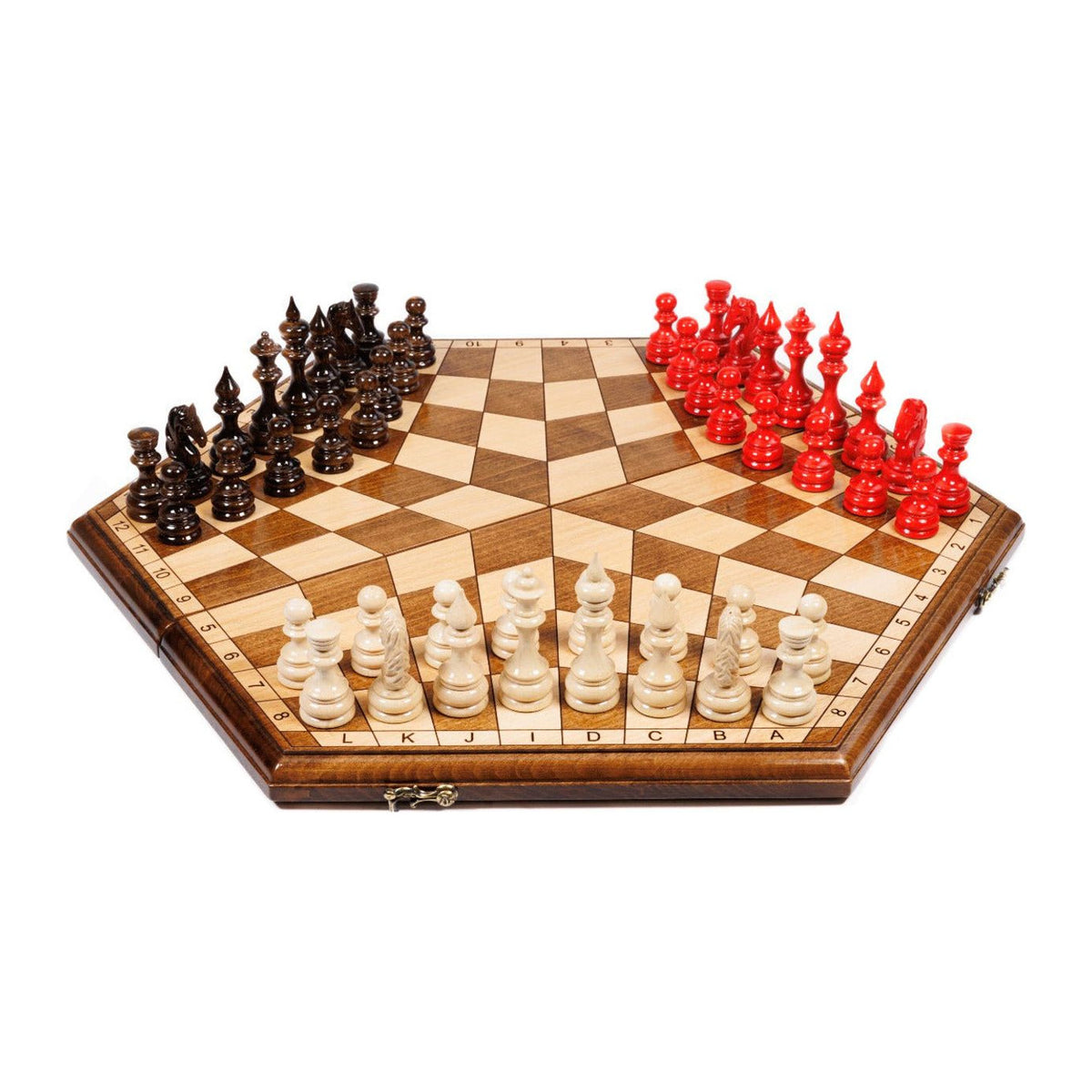 Chess Set for Three Players, 50 cm