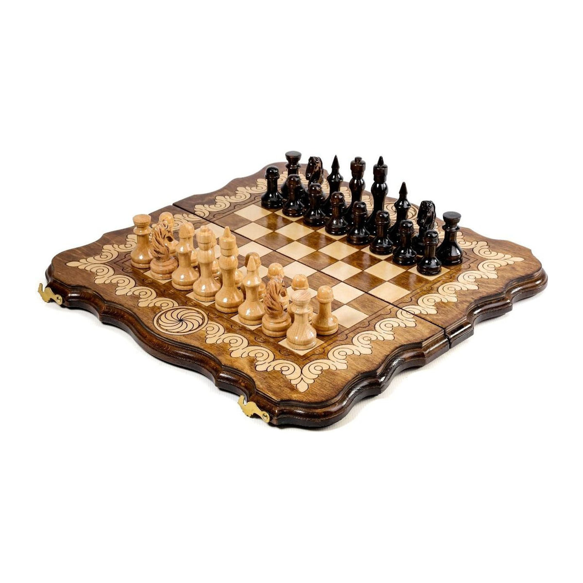 Ornamental Chess with Contour Outline