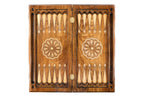 Handmade Wooden Backgammon Set with Mount Ararat, 60 cm (Model 11909)