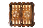 Handmade Wooden Backgammon Set with Mount Ararat, 60 cm (Model 11334)