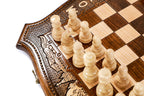Handmade Wooden Chess Set with Moscow Edition, 50 cm