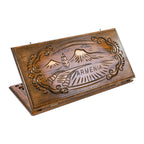 Handmade Wooden Backgammon Set with Mount Ararat, 60 cm (Model 11273)