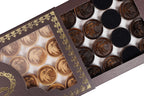 Backgammon Pieces With The Eagle