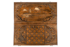 Handmade Wooden Backgammon Set with Mount Ararat, 60 cm (Model 11273)