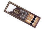 Backgammon Pieces With An Ornamental Pattern