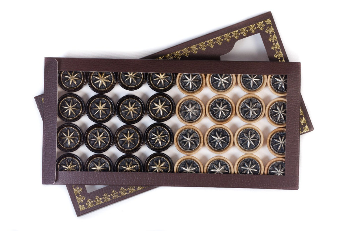 Backgammon Pieces An Octagram - An Eight-Pointed Star