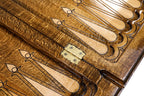 Handmade Wooden Backgammon Set, Classic Board, 60 cm (Model 11254)