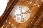 Handmade Wooden Two-Sided Backgammon Set with Assyrian Coat of Arms and Ararat Outline, 60 cm