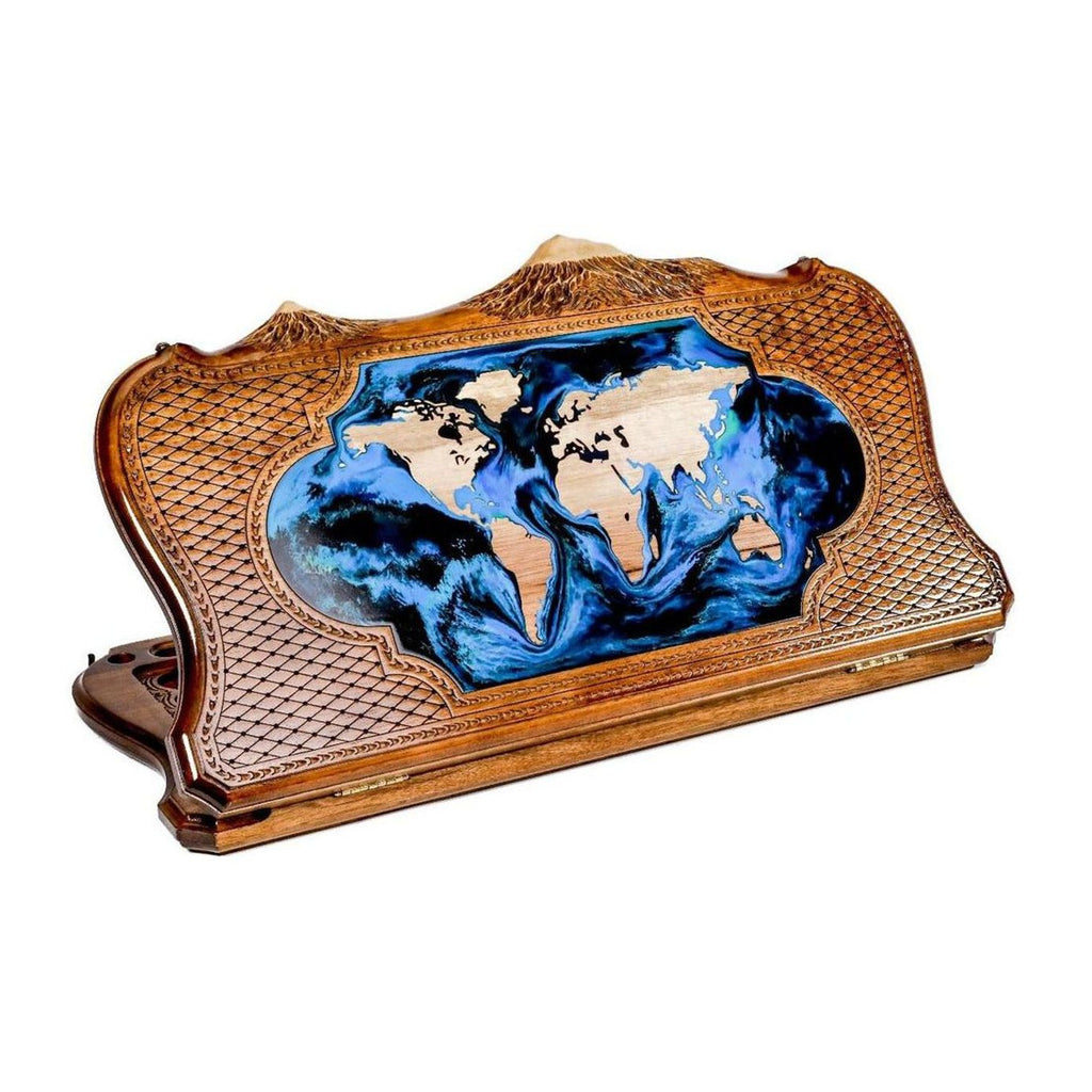 World Map Backgammon with Ararat Outline