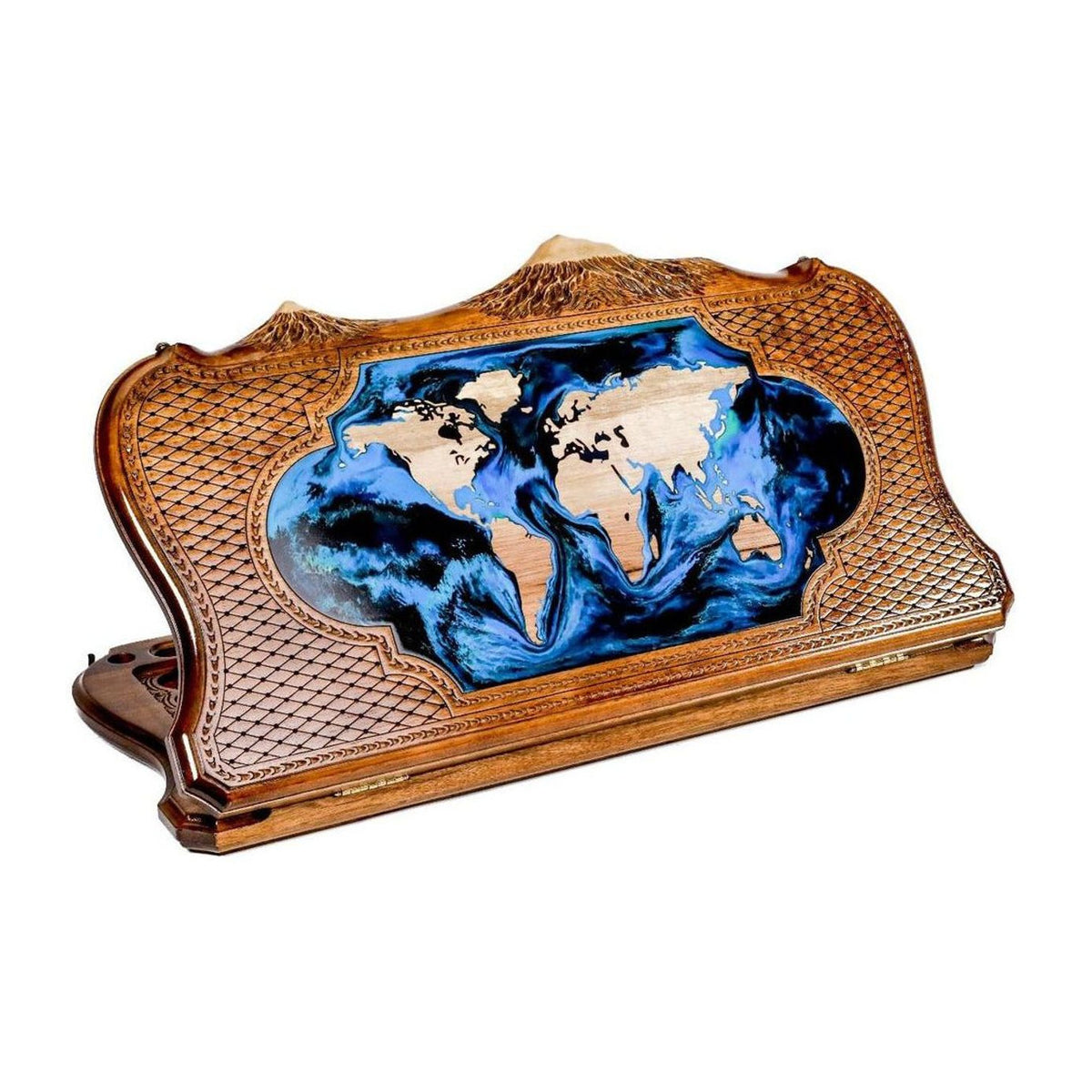 World Map Backgammon with Ararat Outline