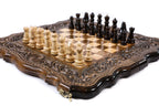 Chess-Backgammon Eternity With Patterns With Copyrighted Contour Outline - HrachyaOhanyan Co