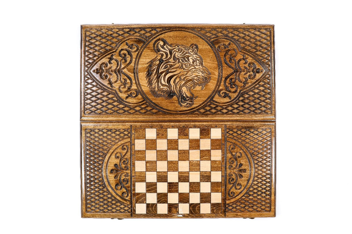 Classic Tiger Backgammon Set, 60 cm – photo 7